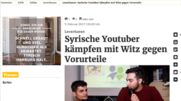 RP Online - Leverkusen, Syrische YouTuber kämpfen mit Witz gegen Vorurteile